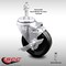 Service Caster 4 Inch SS Phenolic Wheel Swivel 3/8 Inch Threaded Stem Caster with Brake SCC SCC-SSTS20S414-PHS-TLB-381615 - alternate 1